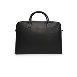 LEATHEROLOGY BLACK HARWOOD WEEKENDER BAG